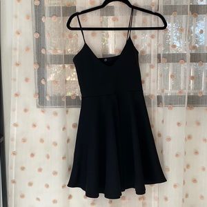 Missguided Black Skater Dress